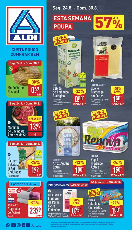 Folheto Aldi em | Próxima Semana | 2026-08-24T00:00:00.000Z - 2026-08-30T00:00:00.000Z