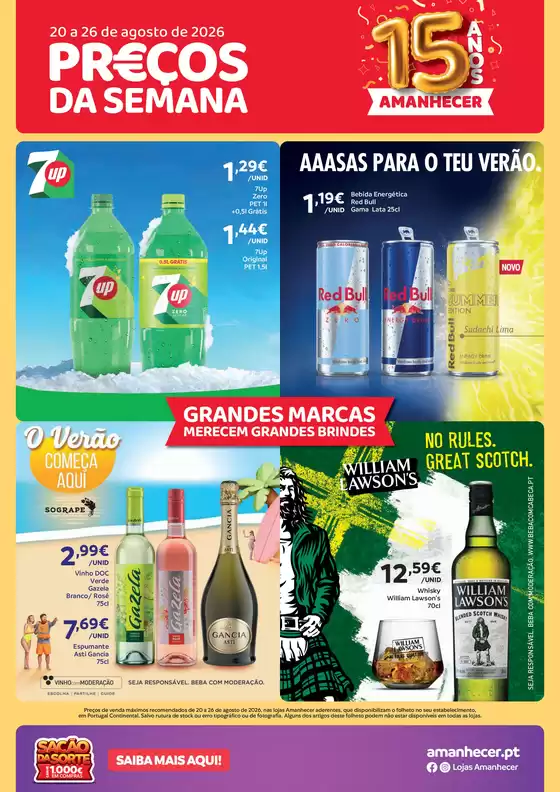 Catálogo Amanhecer em São Miguel (Penela) | Amanhecer - Portugal Continental | 2026-08-20T00:00:00.000Z - 2026-08-26T00:00:00.000Z
