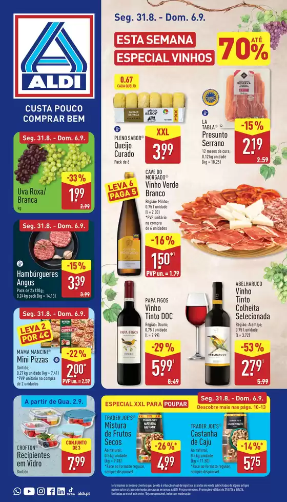 Folheto Aldi em | Próxima Semana | 2026-08-24T00:00:00.000Z - 2026-09-06T00:00:00.000Z