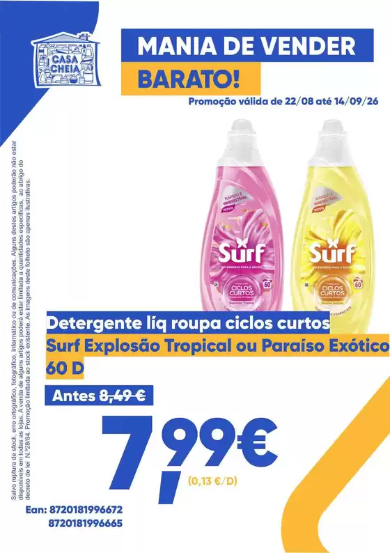 Folheto Casa Cheia em Entroncamento | Surf Explosão Tropical ou Paraíso Exótico | 2026-08-22T00:00:00.000Z - 2026-09-14T00:00:00.000Z