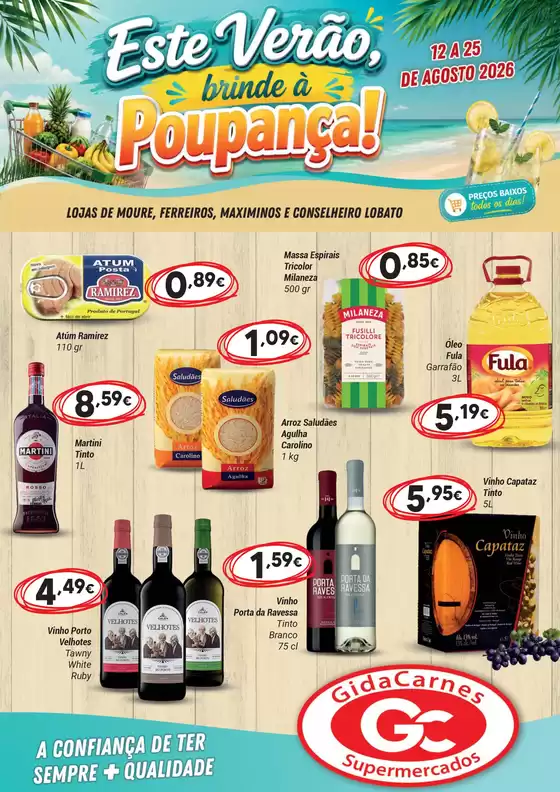 Catálogo GidaCarnes Supermercados | Folheto | 2026-08-24T00:00:00.000Z - 2026-08-25T00:00:00.000Z