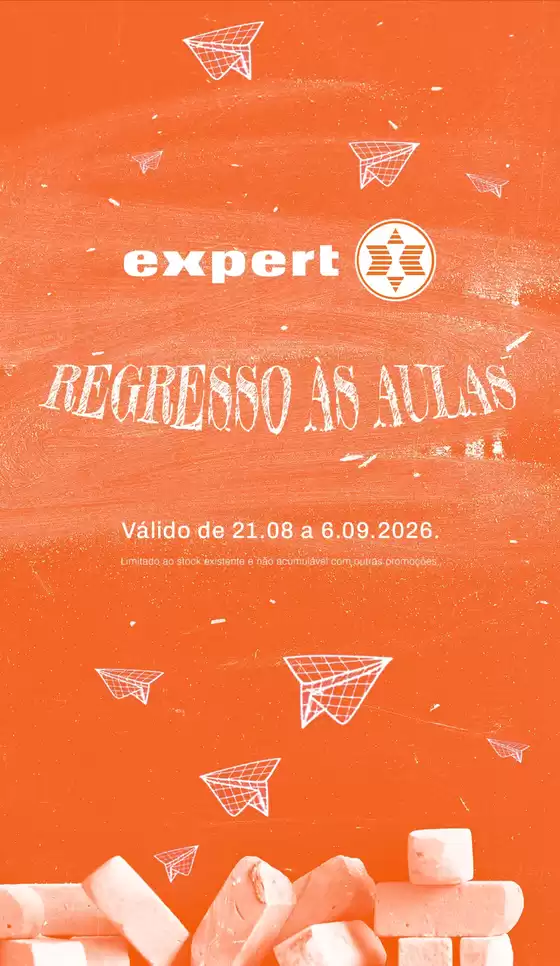 Folheto Expert em Massamá | Regresso as aulas | 2026-08-24T00:00:00.000Z - 2026-09-06T00:00:00.000Z