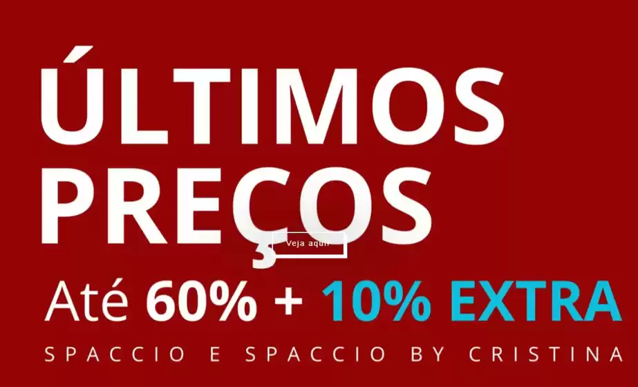 Catálogo Spaccio | Até 60% | 2026-08-24T00:00:00.000Z - 2026-09-30T00:00:00.000Z
