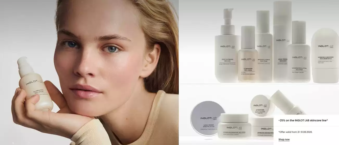 Catálogo Inglot em Podentes | -25% | 2026-08-24T00:00:00.000Z - 2026-08-31T00:00:00.000Z