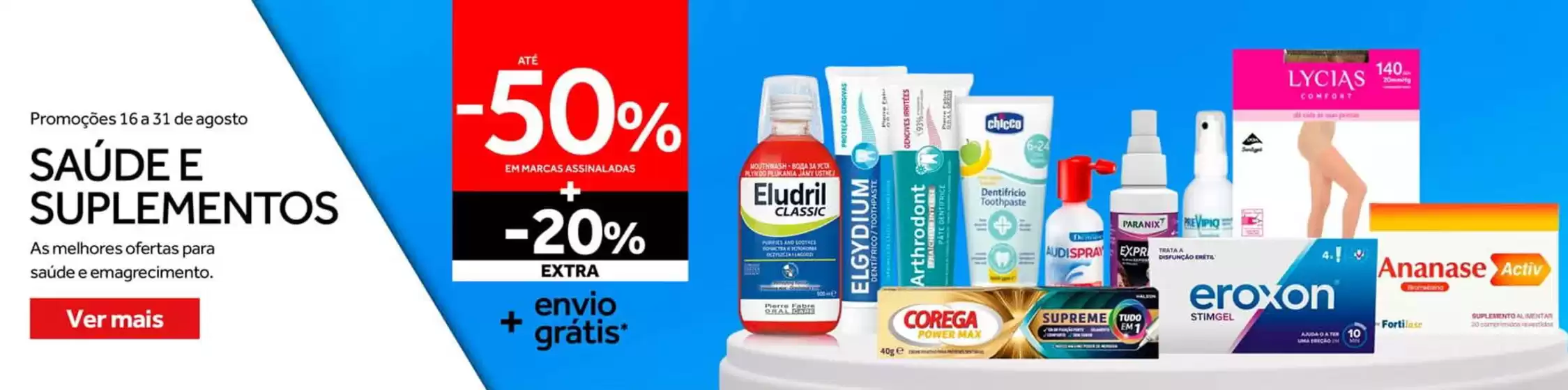 Folheto A Farmácia em Ponte de Vagos | Promoções | 2026-08-24T00:00:00.000Z - 2026-08-31T00:00:00.000Z