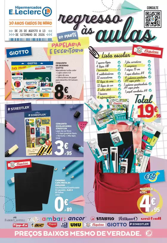 Catálogo E.Leclerc em Parede | Poupe agora com as nossas ofertas | 2026-08-25T00:00:00.000Z - 2026-09-13T00:00:00.000Z