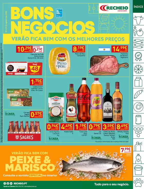 Folheto Recheio em Vila Nova de Gaia | Recheio Bons Negócios | 2026-08-25T00:00:00.000Z - 2026-08-31T00:00:00.000Z
