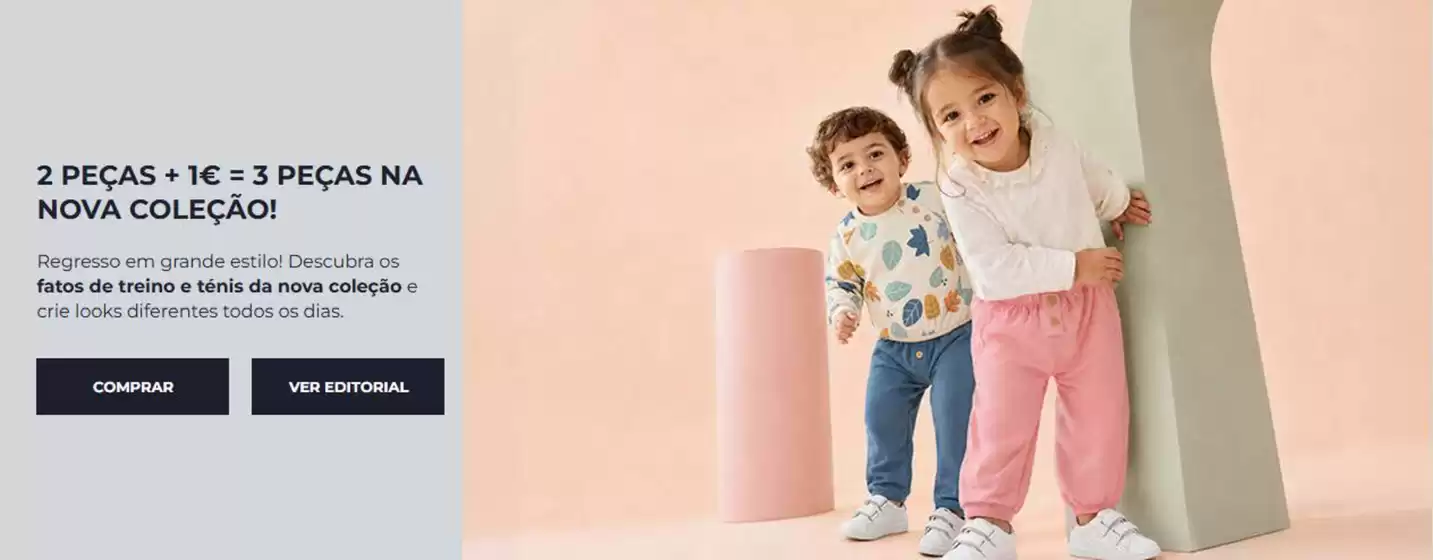 Folheto Chicco em Portalegre | 2 peças + 1€ = 3 peças na nova coleção! | 2026-08-25T00:00:00.000Z - 2026-09-09T00:00:00.000Z