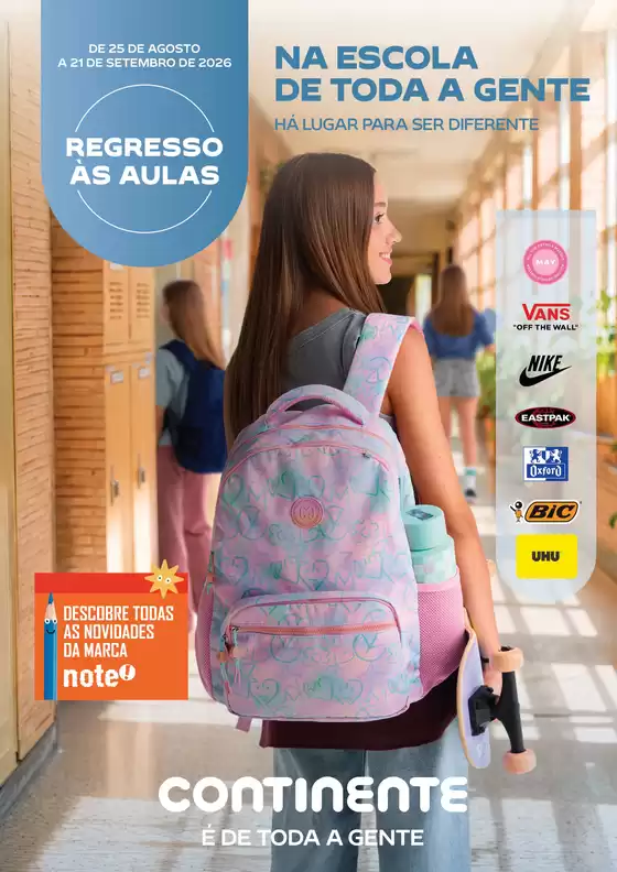 Folheto Continente Bom dia em Amorim | Açores: regresso às aulas | 2026-08-26T00:00:00.000Z - 2026-09-21T00:00:00.000Z