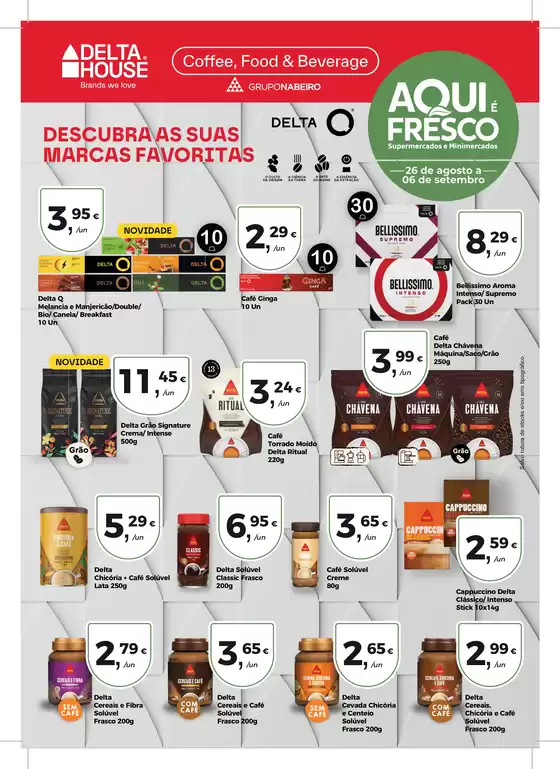 Folheto Aqui é Fresco em Baixa da Banheira | AF 01 Delta Monofolha AquieFresco Agosto 1 | 2026-08-27T00:00:00.000Z - 2026-09-06T00:00:00.000Z