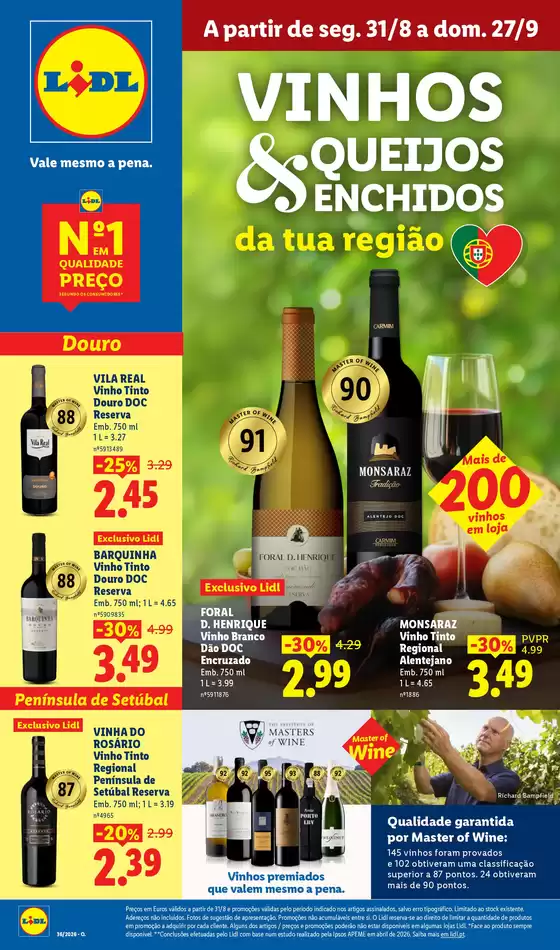 Catálogo Lidl | Vinhos Queijos e Enchidos | 2026-08-28T00:00:00.000Z - 2026-09-13T00:00:00.000Z