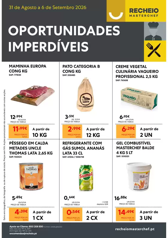Folheto Recheio em | Recheio Oportunidades Imperdíveis | 2026-08-31T00:00:00.000Z - 2026-09-06T00:00:00.000Z