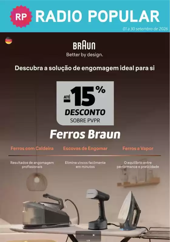 Folheto Radio Popular em Batalha | Até -15% desconto | 2026-09-01T00:00:00.000Z - 2026-09-30T00:00:00.000Z
