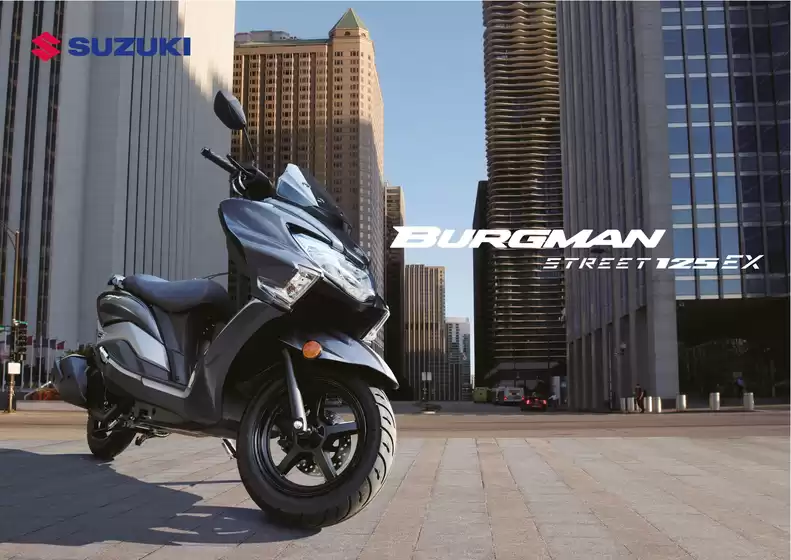 Folheto Suzuki em Reguengos de Monsaraz | Suzuki BURGMAN STREET 125EX | 2026-09-01T00:00:00.000Z - 2026-12-31T00:00:00.000Z
