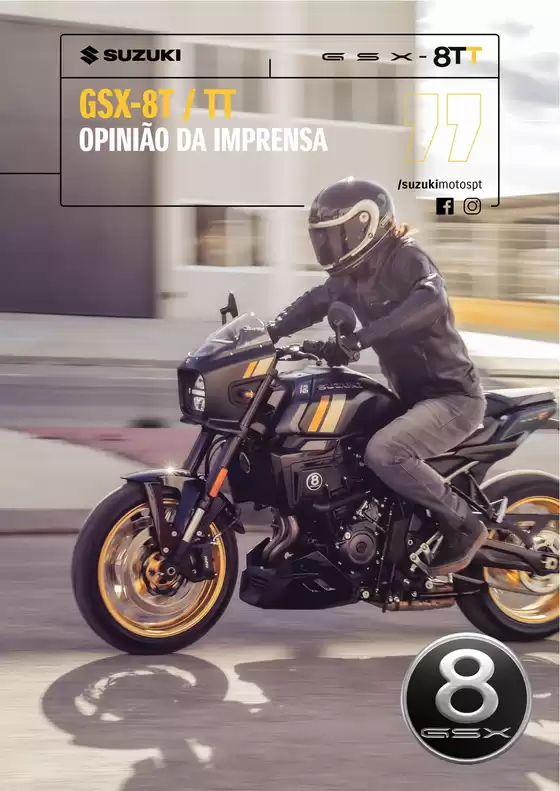 Folheto Suzuki em Reguengos de Monsaraz | Suzuki GSX-8T | 2026-09-01T00:00:00.000Z - 2026-12-31T00:00:00.000Z