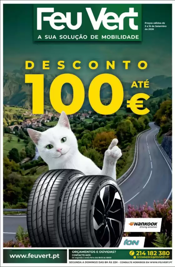 Catálogo Feu Vert | Desconto Até 100€ | 2026-09-04T00:00:00.000Z - 2026-09-16T00:00:00.000Z
