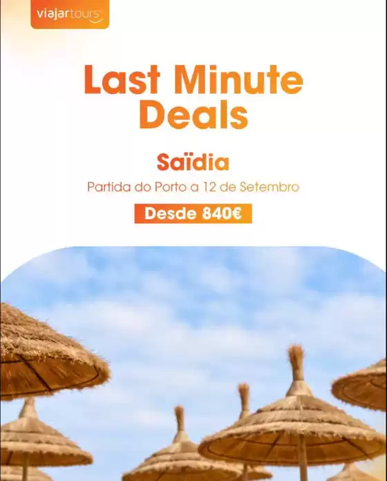 Catálogo Viajar tours | Last Minute Deals | 2026-09-04T00:00:00.000Z - 2026-09-12T00:00:00.000Z