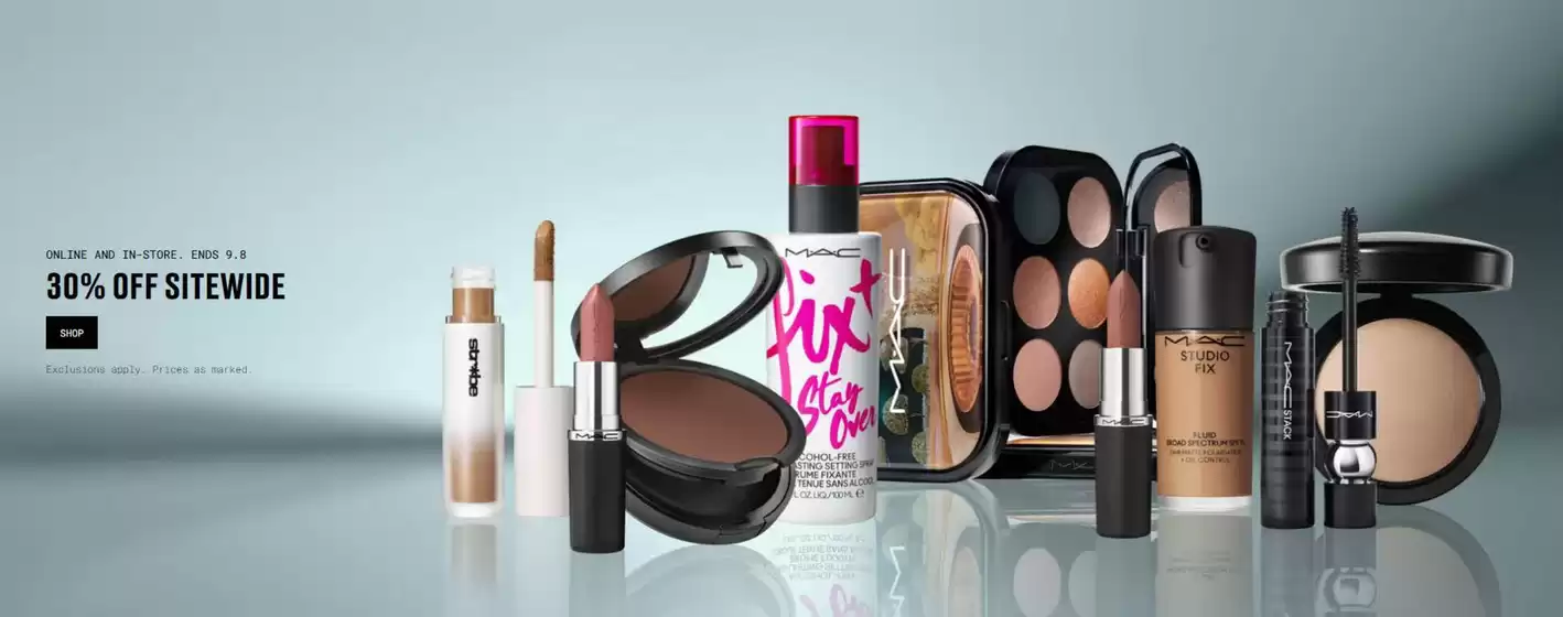 Catálogo MAC | 30% off sitewide | 2026-09-04T00:00:00.000Z - 2026-09-08T00:00:00.000Z