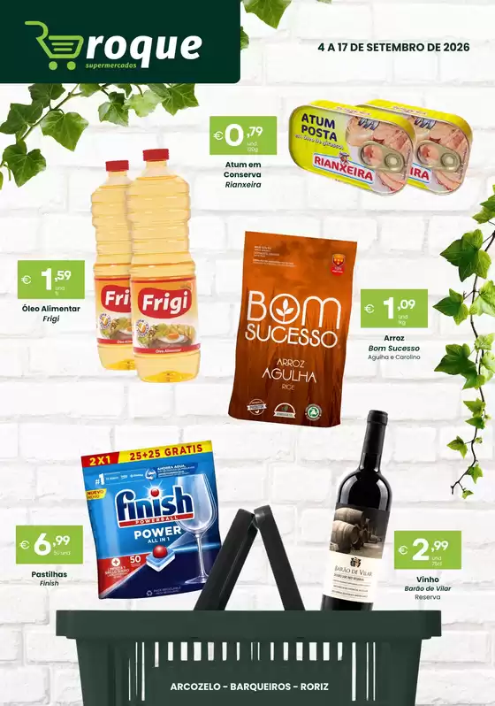 Catálogo Roque Supermercados | Folheto Roque Supermercados | 2026-09-04T00:00:00.000Z - 2026-09-17T00:00:00.000Z