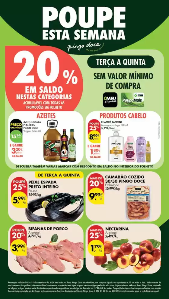 Catálogo Pingo Doce | Folheto Poupe Esta Semana Madeira | 2026-09-08T00:00:00.000Z - 2026-09-14T00:00:00.000Z
