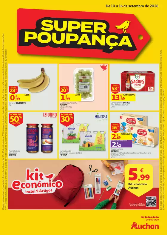 Catálogo Auchan Supermercado em Fiães (Santa Maria da Feira) | Super Poupança | 2026-09-10T00:00:00.000Z - 2026-09-16T00:00:00.000Z