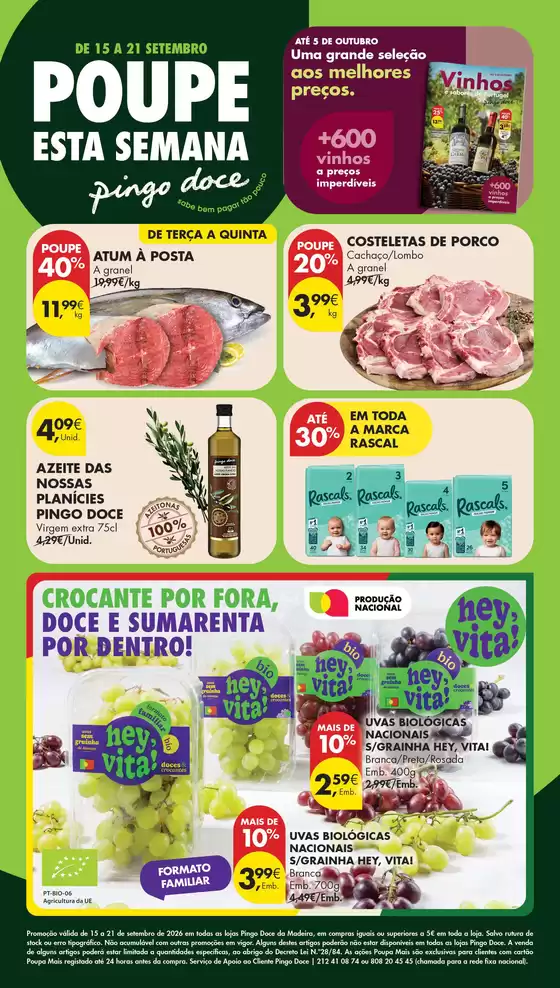 Catálogo Pingo Doce em Coura (Armamar) | Folheto Poupe Esta Semana Madeira | 2026-09-15T00:00:00.000Z - 2026-10-05T00:00:00.000Z