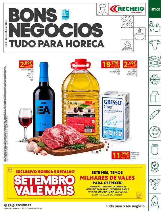 Folheto Recheio em Carregal do Sal | Recheio Horeca Bons Negócios | 2026-09-15T00:00:00.000Z - 2026-09-21T00:00:00.000Z