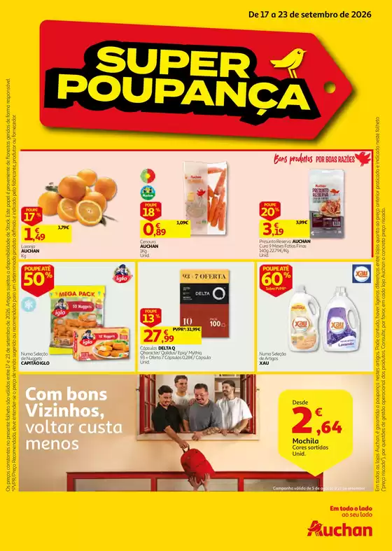Catálogo Auchan Supermercado | Super Poupança | 2026-09-17T00:00:00.000Z - 2026-09-23T00:00:00.000Z