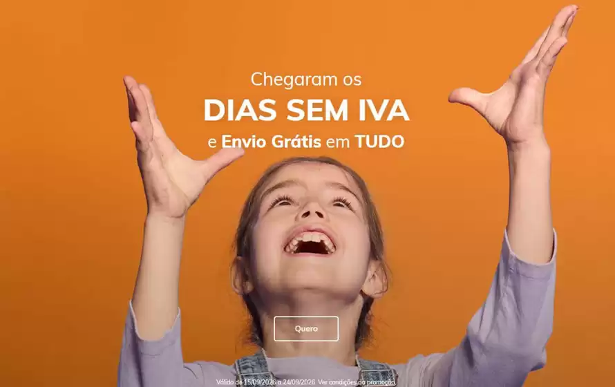 Catálogo Vertbaudet em Montaria | Envios gratis | 2026-09-16T00:00:00.000Z - 2026-09-24T00:00:00.000Z