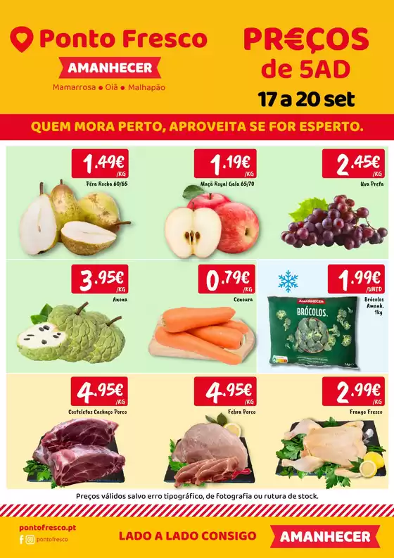 Catálogo Ponto Fresco | Folheto Preços de 5ª a domingo | 2026-09-17T00:00:00.000Z - 2026-09-20T00:00:00.000Z