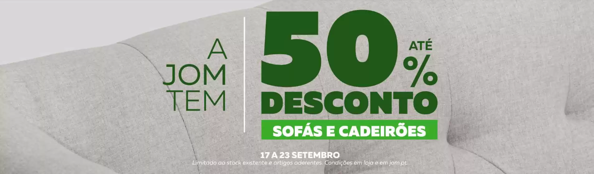 Catálogo JOM | Até 50% Desconto | 2026-09-17T00:00:00.000Z - 2026-09-23T00:00:00.000Z