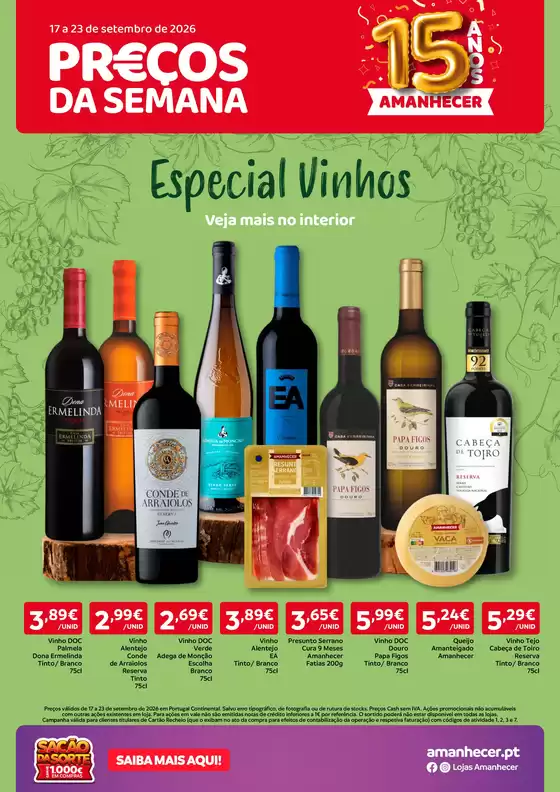 Catálogo Amanhecer | Amanhecer - Portugal Continental | 2026-09-17T00:00:00.000Z - 2026-09-23T00:00:00.000Z