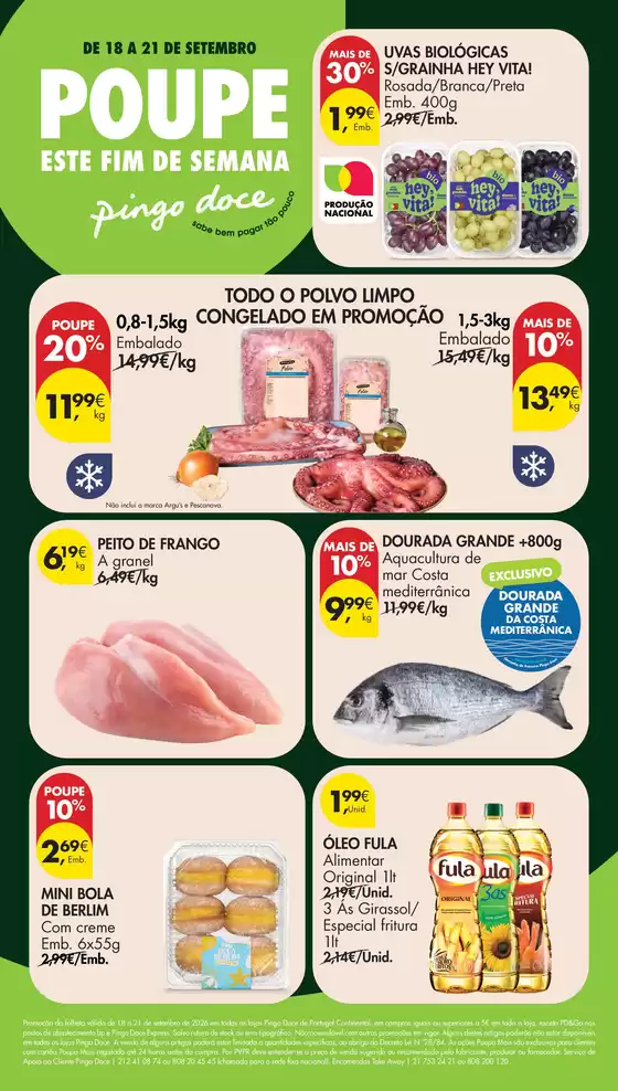 Catálogo Pingo Doce em Arca (Ponte de Lima) | Folheto Poupe Este Fim de Semana | 2026-09-18T00:00:00.000Z - 2026-09-21T00:00:00.000Z