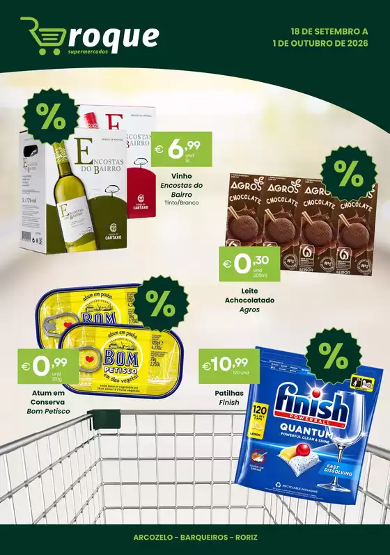 Catálogo Roque Supermercados em Vila Seca (Armamar) | Folheto Roque Supermercados | 2026-09-18T00:00:00.000Z - 2026-10-01T00:00:00.000Z