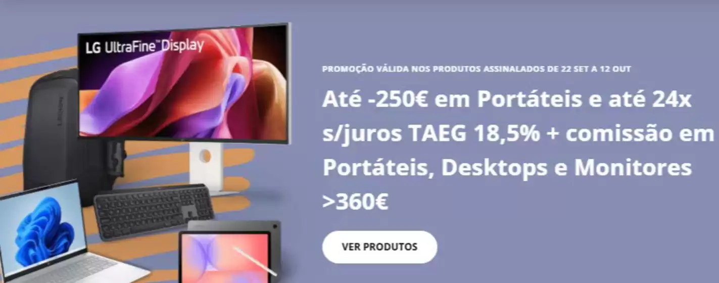 Catálogo Worten em Pinhal Novo | Até -250€ | 2026-09-22T00:00:00.000Z - 2026-10-12T00:00:00.000Z