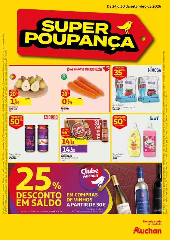 Catálogo Auchan | Super Poupança | 2026-09-24T00:00:00.000Z - 2026-09-30T00:00:00.000Z