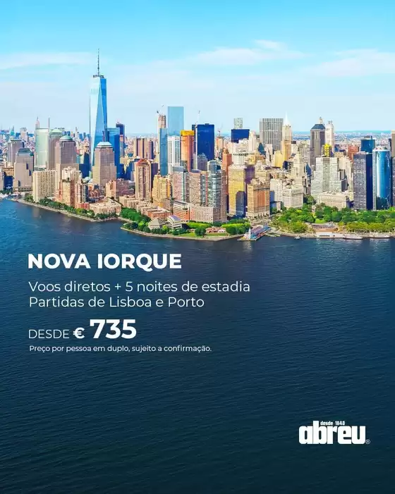 Catálogo Abreu | Nova iorque | 2026-09-24T00:00:00.000Z - 2026-10-08T00:00:00.000Z