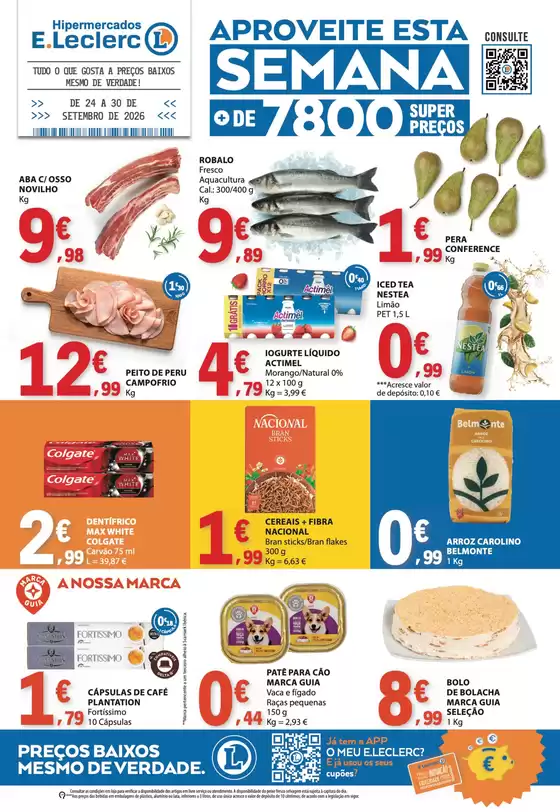 Catálogo E.Leclerc | Melhores ofertas para compradores poupados | 2026-09-24T00:00:00.000Z - 2026-09-30T00:00:00.000Z