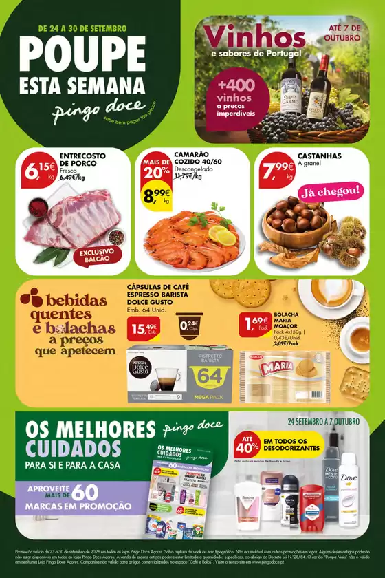 Catálogo Pingo Doce | Folheto Poupe Esta Semana Açores | 2026-09-24T00:00:00.000Z - 2026-10-07T00:00:00.000Z