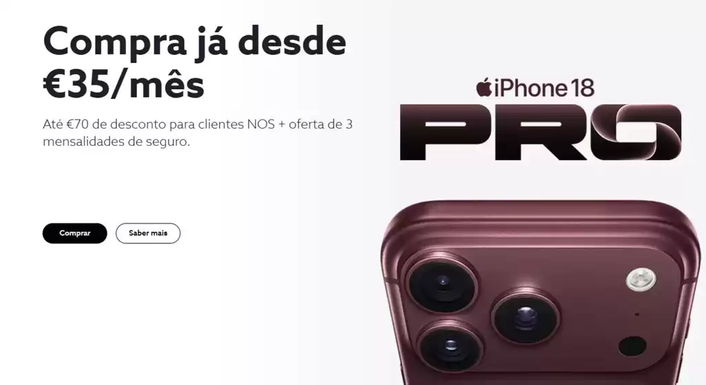 Catálogo Nos | Compra já desde €35/mês | 2026-09-24T00:00:00.000Z - 2026-10-08T00:00:00.000Z