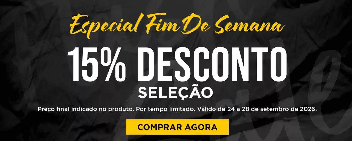 Catálogo Skechers | 15% desconto | 2026-09-24T00:00:00.000Z - 2026-09-28T00:00:00.000Z