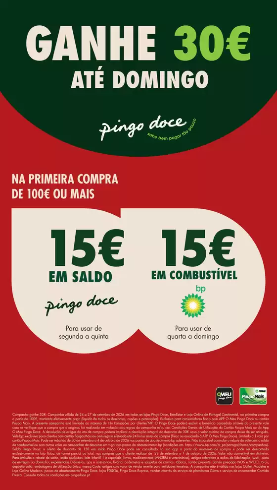 Catálogo Pingo Doce em Porto | Folheto Poupe Este Fim de Semana | 2026-09-24T00:00:00.000Z - 2026-10-04T00:00:00.000Z