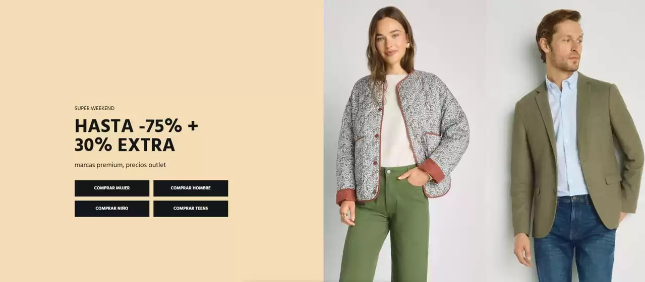 Catálogo Fifty Factory | Hasta -75% + 30% extra | 2026-09-25T00:00:00.000Z - 2026-09-28T00:00:00.000Z