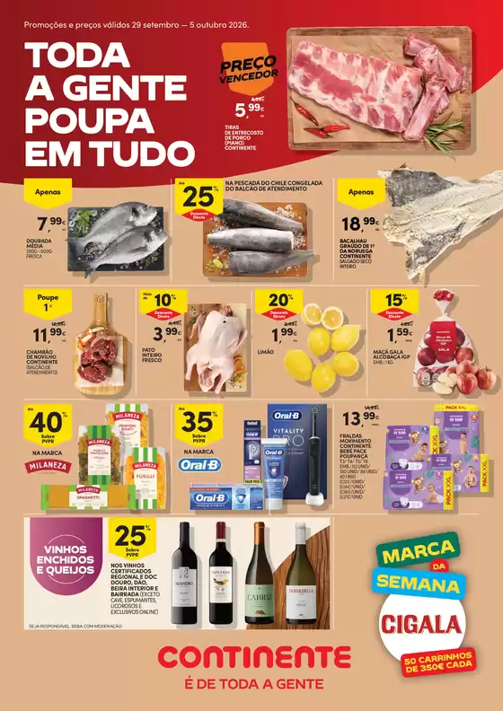 Catálogo Continente em Febres | Folheto Semanal: Toda a gente poupa em tudo | 2026-09-29T00:00:00.000Z - 2026-10-05T00:00:00.000Z