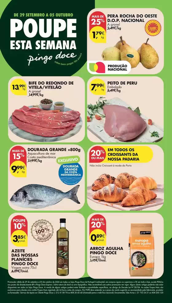 Catálogo Pingo Doce em Antas | Folheto Poupe Esta Semana Lojas Pequenas | 2026-09-29T00:00:00.000Z - 2026-10-05T00:00:00.000Z
