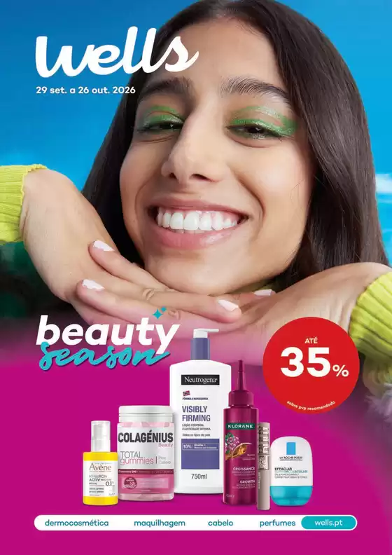 Catálogo Well's em Parada de Monteiros | 092026 BeautySeasonII | 2026-09-29T00:00:00.000Z - 2026-10-26T00:00:00.000Z