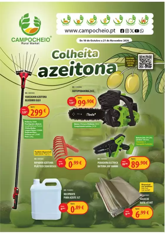 Catálogo Campo Cheio | Folheto Olivicultura 2026 | 2026-09-30T00:00:00.000Z - 2026-11-21T00:00:00.000Z