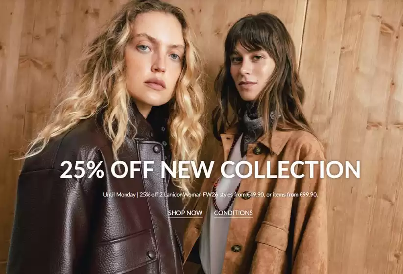 Catálogo Lanidor em Castelo Branco | 25% off new collection | 2026-10-01T00:00:00.000Z - 2026-10-15T00:00:00.000Z