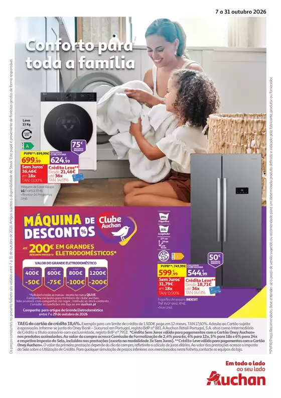 Catálogo Auchan Supermercado | Tecno 25 dias | 2026-10-07T00:00:00.000Z - 2026-10-31T00:00:00.000Z