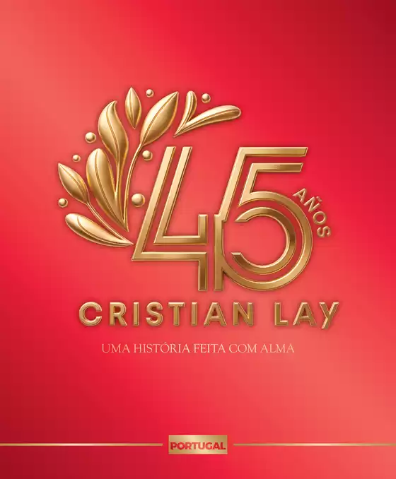 Catálogo Cristian Lay em Mindelo | 26 45 aniversario prt | 2026-10-02T00:00:00.000Z - 2026-10-16T00:00:00.000Z